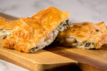 Empanada  ESPINACAS, QUESO Y GAMBAS