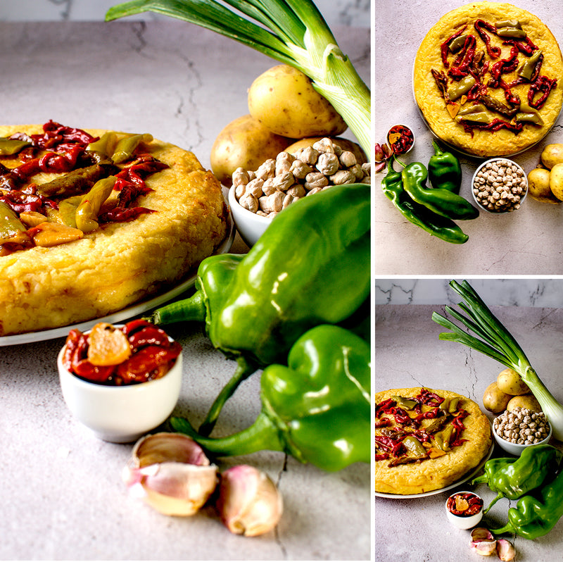 TORTILLA GARBANZO lekarie piperrak